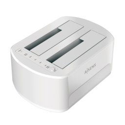 Aisens ASDS-D02W Docking Station para Discos Duros 2.5"/3.5" Blanca