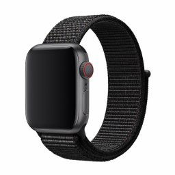 Devia Deluxe Sport Band 3 Correa Nylon Negra para Apple Watch 40mm