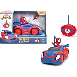 Jada Coche Teledirigido RC Spidey Web Crawler con Figura de Spidey 1:24