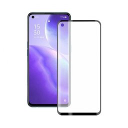 Ksix Full Glue Protector Cristal Templado Negro 2.5D para Oppo X3 Lite
