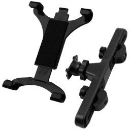 OcioDual Soporte Reposacabezas de Coche Ajustable para Tablets 7 a 11" Negro