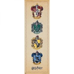 Erik Póster de Puerta Harry Potter Emblemas 158x53cm