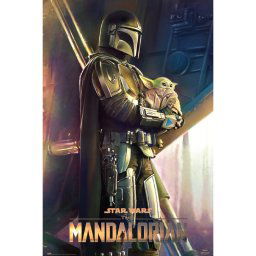 Erik Maxi Póster Star Wars The Mandalorian Un Clan de Dos 91.5x61 cm
