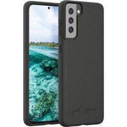 Just Green Funda Biodegradable Negra para Samsung Galaxy S21 Plus