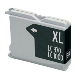 Inkpro Cartucho de Tinta Compatible con Brother LC970XL/1000XL Negro