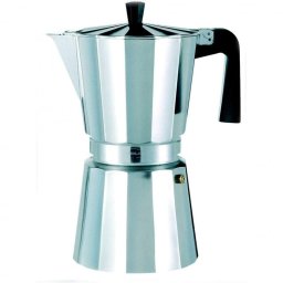 Oroley New Vitro Cafetera Italiana de Aluminio 9 Tazas