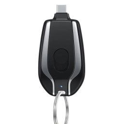 Klack Mini Power Bank Llavero 1500 mAh USB-C/Lighting Negro