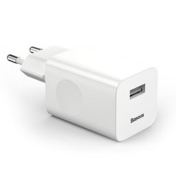 Baseus Cargador Blanco USB 3.0 Carga Rápida