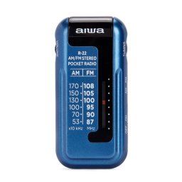 Aiwa R-22BL Mini Radio AM/FM Azul