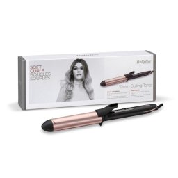 BaByliss Rose-Quarz Curling Tong 32mm Rizador de Pelo Negro/Oro Rosa