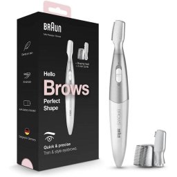 Braun FG1106 Depiladora Facial de Precisión Inalámbrica Blanca