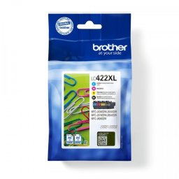Cartuchos de Tinta Original Brother LC422XLVAL MultiPack Negro/Cian/Magenta/Amarillo