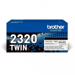 Pack Tóner Original Brother TN2320TWIN Negro 2 Unidades