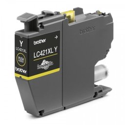Cartucho de Tinta Brother LC421XLY Amarillo Alto Rendimiento XL