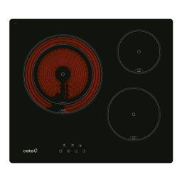 Cata TD 6003 BK Placa Vitrocerámica 3 Zonas 60cm Negra