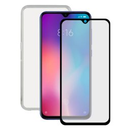 Contact Pack Funda Ultrafina Transparente + Protector Cristal Templado para Xiaomi Mi 9