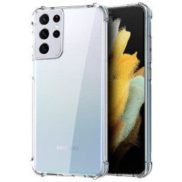 Cool Funda AntiShock Transparente para Samsung Galaxy S21 Ultra