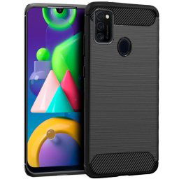 Cool Funda Carbón Negro para Samsung Galaxy M21
