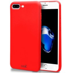 Cool Funda Silicona Rojo para iPhone 7 Plus / iPhone 8 Plus