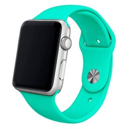 Cool Correa Goma Mint para Apple Watch Watch 38/40 mm Series 1/2/3/4/5/6/SE