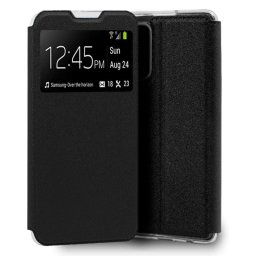 Cool Funda Flip Cover Liso Negro para Xiaomi Mi 10T/Mi 10T Pro