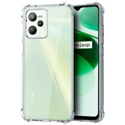 Cool Funda Antishock Transparente para Realme C35/Narzo 50A Prime