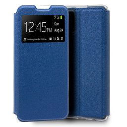 Cool Funda Flip Cover Liso Azul para Samsung Galaxy A51