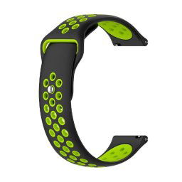 Cool Correa Universal 22mm Goma Negro-Verde Amazfit GTR / Stratos / Huawei / Samsung / COOL Bristol / Sunset
