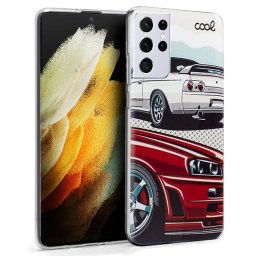 Cool Funda Silicona Dibujos Cars para Samsung Galaxy S21 Ultra