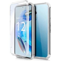 Funda COOL Silicona 3D para Xiaomi Redmi Note 12 Pro 5G (Transparente Frontal + Trasera)