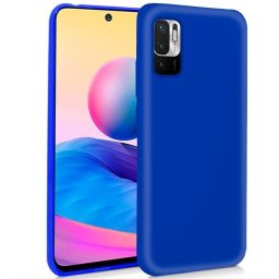 Cool Funda Silicona Azul para Xiaomi Redmi Note 10 5G / Pocophone M3 Pro 5G