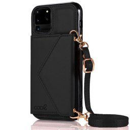 Cool Funda Colgante Wallet Negra para Samsung Galaxy S20 Ultra 5G