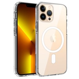 Cool Funda Magnética Transparente para iPhone 13 Pro Max