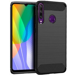 Cool Funda Carbón Negro para Huawei Y6p