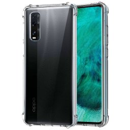 Cool Funda Silicona AntiShock Transparente para Oppo Find X2