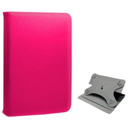 Cool Funda Giratoria Polipiel Rosa para Ebook / Tablet 7