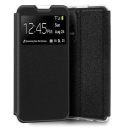Cool Funda Flip Cover Liso Negro para Xiaomi Redmi Note 12 5G/Poco X5 5G
