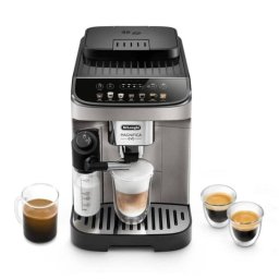 DeLonghi Magnifica Evo Cafetera Superautomática con Depósito de Leche 15 Bares Molinillo Integrado Titanio/Negra