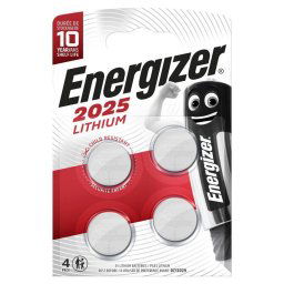 Energizer Pilas de Litio CR2025 3V 4 Unidades