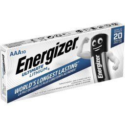 Energizer Ultimate Lithium Pack de 10 Pilas AAA