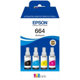 Epson 664 Botella de Tinta Negro/Cian/Amarillo/Magenta