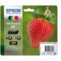 Cartuchos de Tinta Original Epson 29 MultiPack Negro/Cian/Magenta/Amarillo