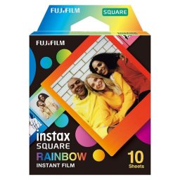 Fujifilm Instax Square Rainbow Papel Fotográfico para Cámaras Instax Square 10 Unidades