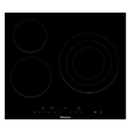Hisense E6322C Placa Vitrocerámica 3 Zonas 60cm Negra