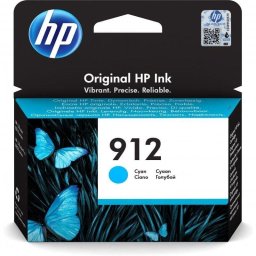 HP 912 Cartucho Tinta Original Cian