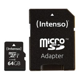 Intenso Tarjeta Micro SD SDXC 64GB Clase 10