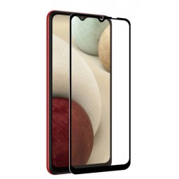 Muvit for Change Cristal Templado Plano Marco Negro para Samsung Galaxy A12