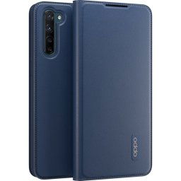 Oppo Funda PU Flip Case Azul para Find X2 Lite