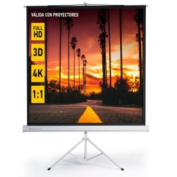 Phoenix Pantalla de Proyector con Trípode 112