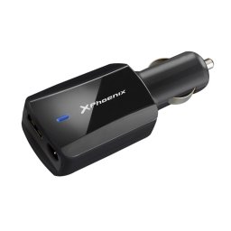 Phoenix Cargador Adaptador de Coche Universal 90W Negro